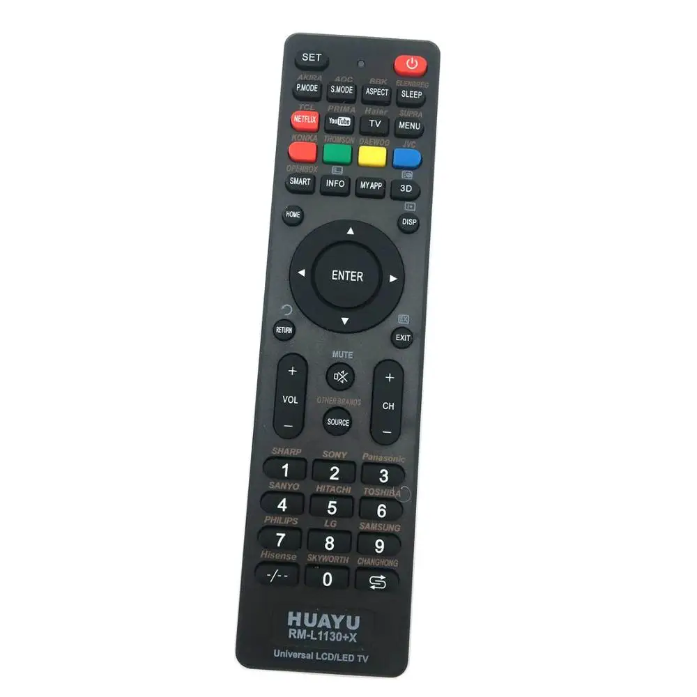 

Universal TV Remote Control Replacement for HAIER SHOWNIC LEA-19V07P 81F579 ORION OR-LCD2 FUSION RC21B SUPRA RC6W RC8B RC10W