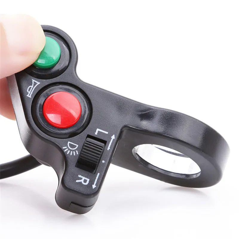

1pc E-Bike Motorcycle Handlebar Switch Assembly Electric Scooter Dirt Bike Turn Signal Horn Button ON OFF Switch