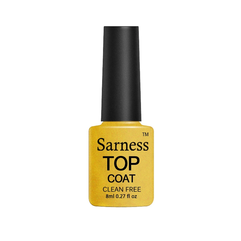top coat Sarness новейший Перманентный Гель-лак для использования со светодиодной и УФ-лампой Гель-лак для ногтей 8 мл Замачивание от температуры изменение цвета глазури Гель-лак для ногтей - Цвет: top coat