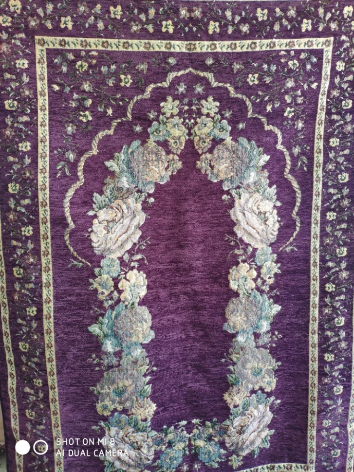 Новые тонкие синель путешествия Исламской молитвенный коврик 70*110 см ковер для поклонения салат Musallah молитвы молиться мат tapete