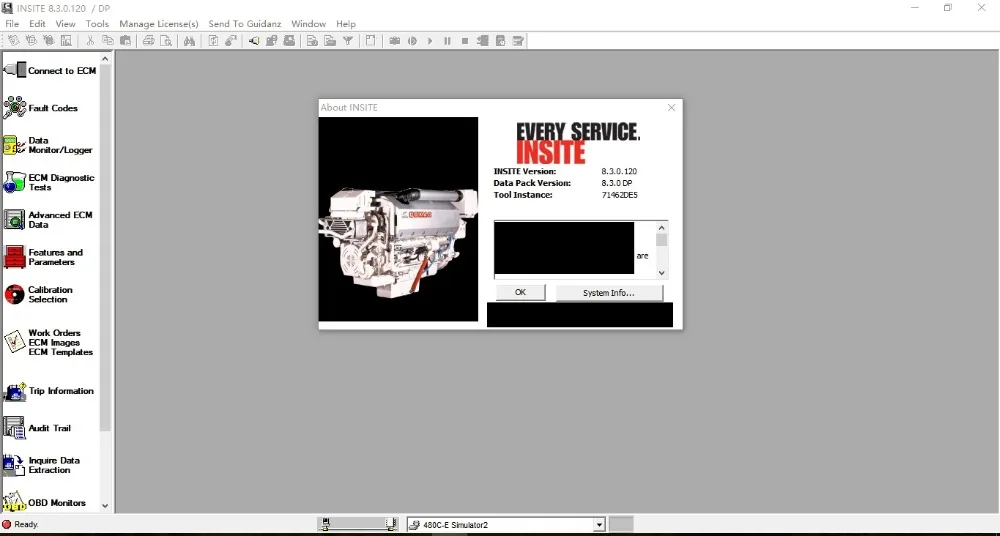 

INSITE 8.3v 8.3 8.5v 8.5 Pro level NEVER EXPIRE+fleet calibration and flash ecm+ECM online download Incal