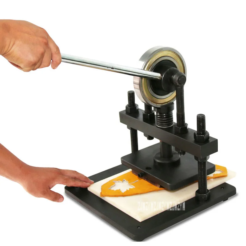 Máquina Troqueladora Manual de una sola rueda, troqueladora de papel