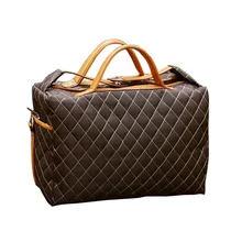 2017 mode Vintage Reisetasche für Männer Polyester Gitter Duffle tasche Hand Gepäck Business Reisetaschen Totes sac de voyage L479