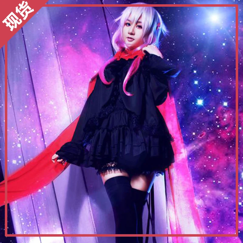 Аниме Guilty Crown Inori Yuzuriha Короткое мини платье сексуальное для косплея красивое