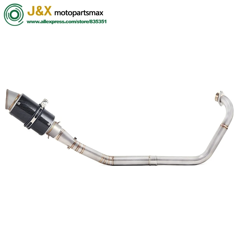 Полная выхлопная система мотоцикла Escape slip on для yamaha YZF R15 MT15 MT-15 2008- средняя труба глушителя DB-Killer