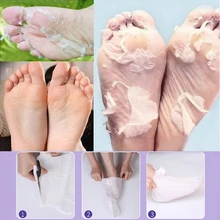 2 pair/lot Foot Mask Peeling Dead Skin Smooth Exfoliating Feet Care Socks Pedicure Socks For Heels Peeling Cuticles Removal L159