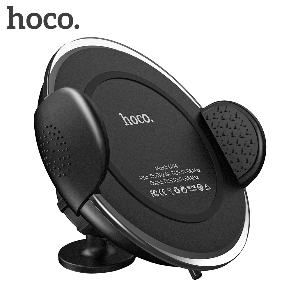 HOCO 2 in 1 Qi Wirelss Charger Fast Charging for iPhone X 7 8 Car Phone Holder Air Vent Mount Stand for Samsung Galaxy S8 Plus