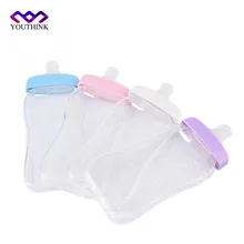 

For iPhone 7 6 6S 7 Plus Cute 3D Baby Nipple Milk Bottle TPU Gel Case Cover Transparnet Back Skin Silicone Cover With Hang Rope