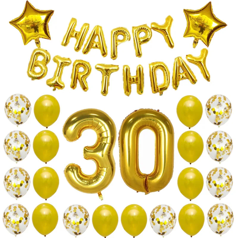 37pcs-40-gold-number-Balloons-star-foil-brithday-Balloon-1-18-20-30-40-50th-Birthday (4)