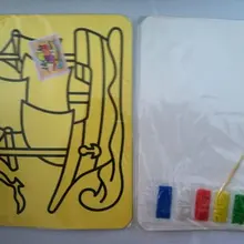 200 шт./лот, игрушки "Сделай своими руками", раскраска на основе песчаной живописи комплект для детей 21*15 cm смешанные конструкции японский Рисование песком