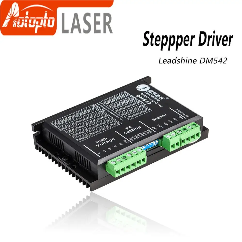 

Leadshine 2 Phase Stepper Driver DM542 20-50VAC 1.0-4.2A