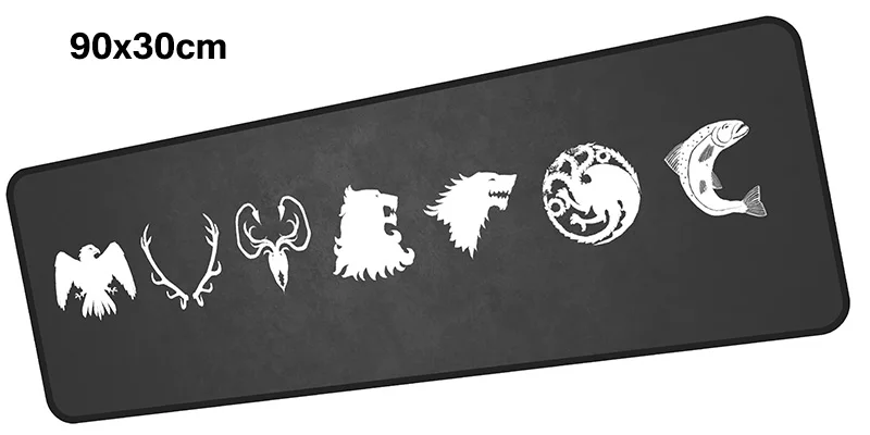 Игровой коврик для мыши Thrones gamer 900x300 мм Высококачественный коврик для мыши большой игровой коврик для мыши большой с обработанным краем коврик для мыши стол для компьютера padmouse - Цвет: Size 900x300X2MM