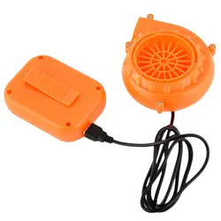 Электрический миниатюрный вентилятор для головы талисмана надувной костюм 6 V питание от сухого аккумулятора