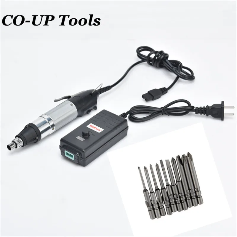 

DC Powered Electric Screwdriver 800 + Small Power Supply + 10 Bits Hand Tools
