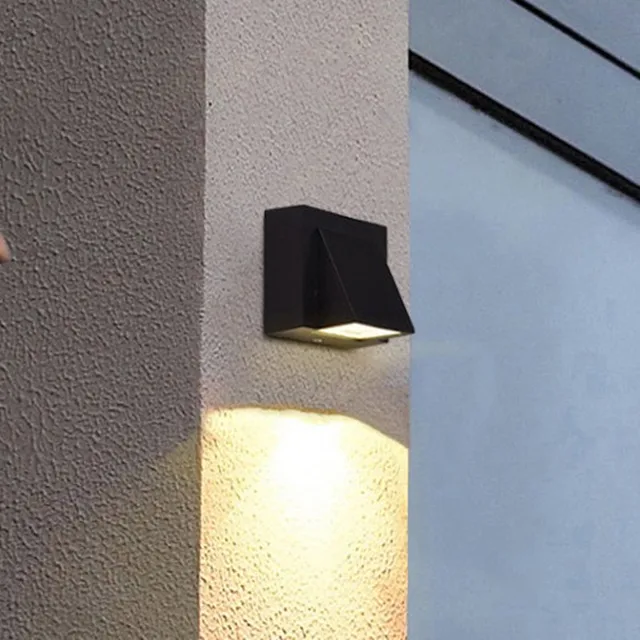 Outdoor Lamp 3W 6W LED Wall Sconce Light Fixture Waterproof Building ... Outdoor Lamp 3W 6W LED Wall Sconce Light Fixture Waterproof Building ...
