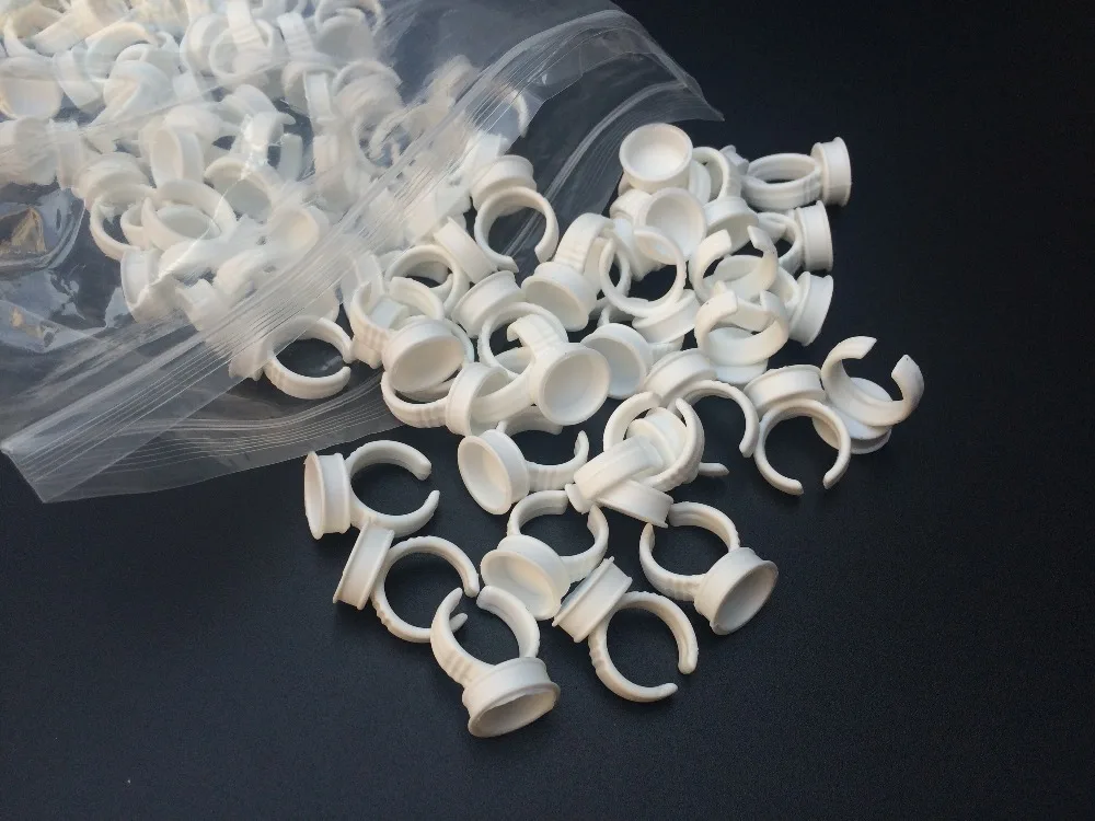 500Pcs Disposable Ring Cup Diameter 1.6 cm Large Pigment Color Cup Ring