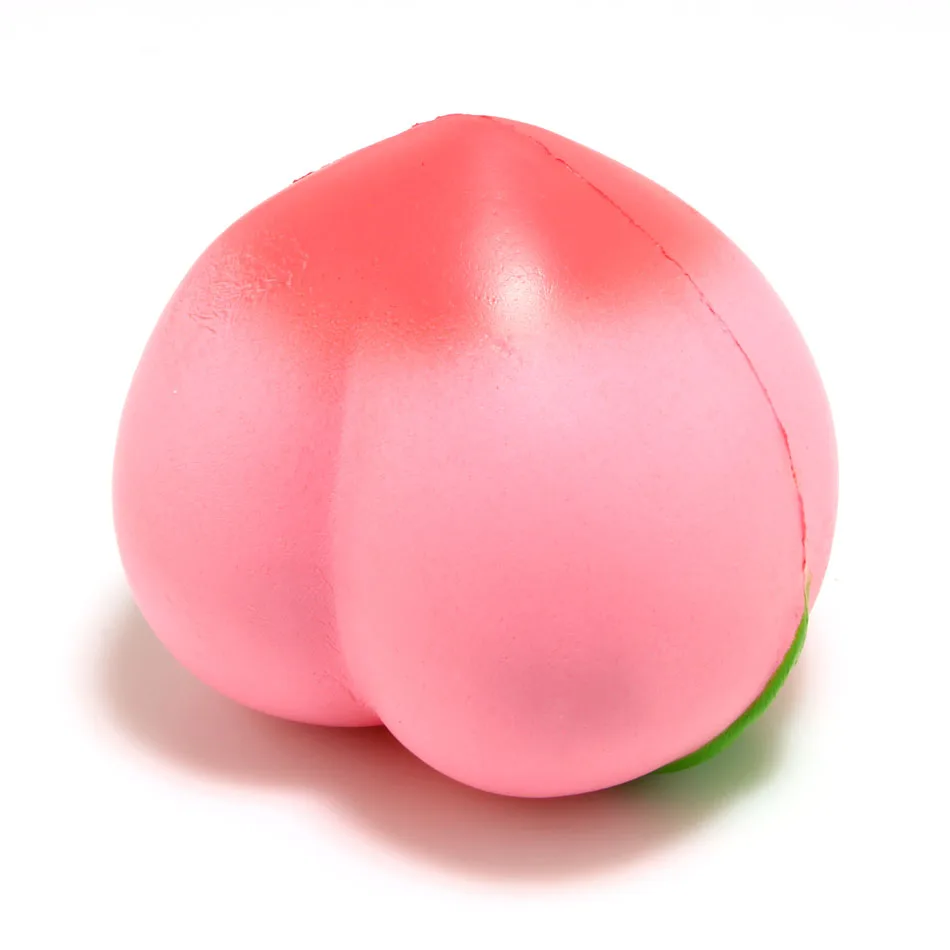 1Pcs 10CM Colossal Soft Squishy Peaches Cream Scented Super Slow Rising 2