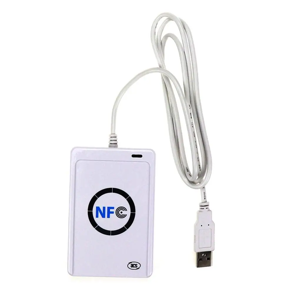 Lecteur NFC ACR122U USB Contact Graveur de Carte IC Intelligente et Lecteur  Copieur RFID Intelligent Duplicateur UID Carte D'éTiquette Modifiable