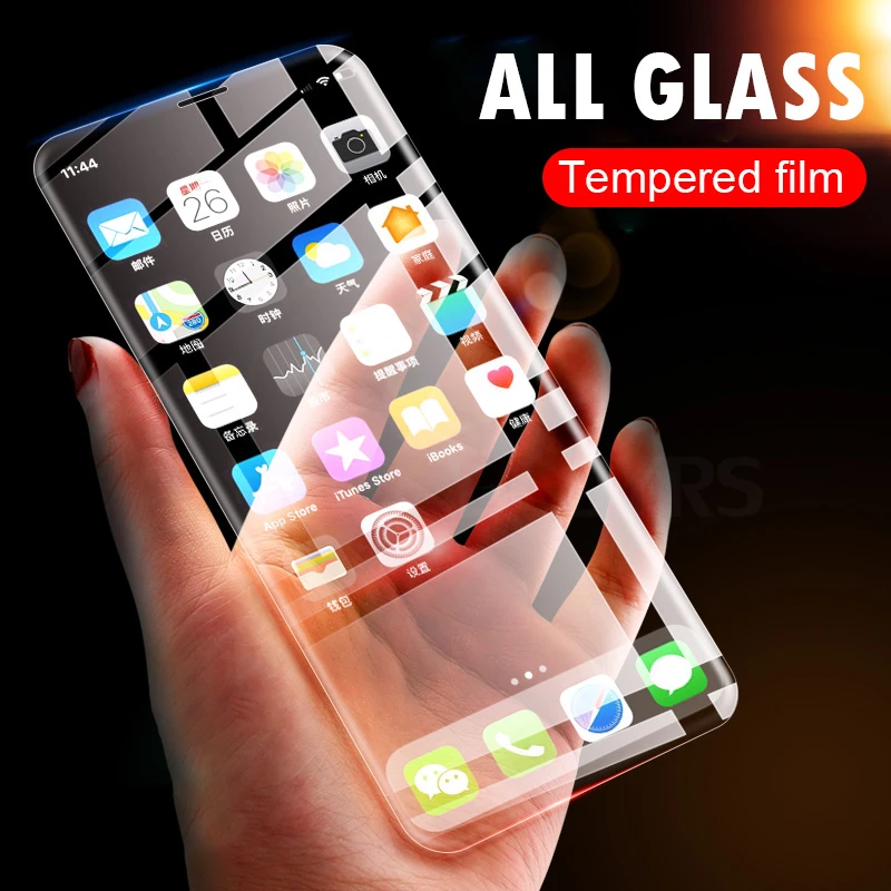 3 шт./лот, защита экрана, закаленное стекло для iPhone X, XR, XS Max, 8, 7 Plus, 6, 6S Plus, 5, 5S, SE, Защитная пленка для экрана, стекло для телефона