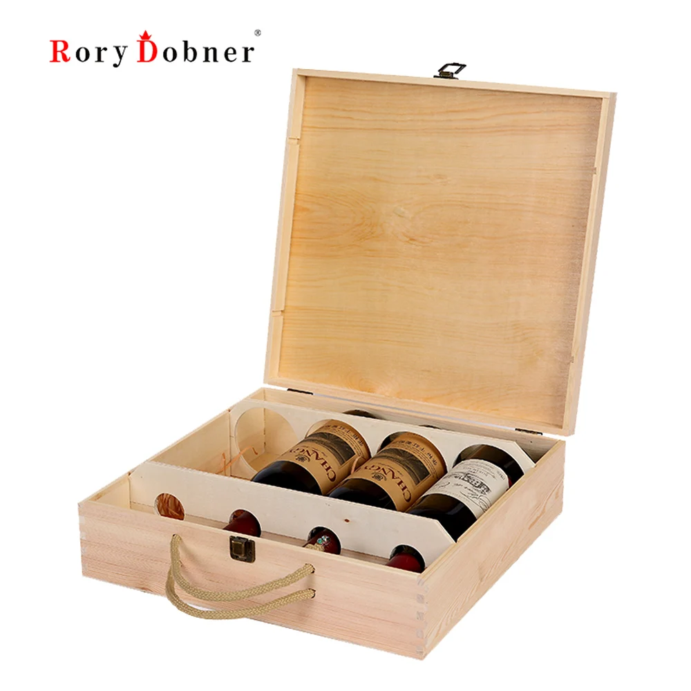 Wine Box 4 Bottle Wine Packaging Wooden General Wholesale ...