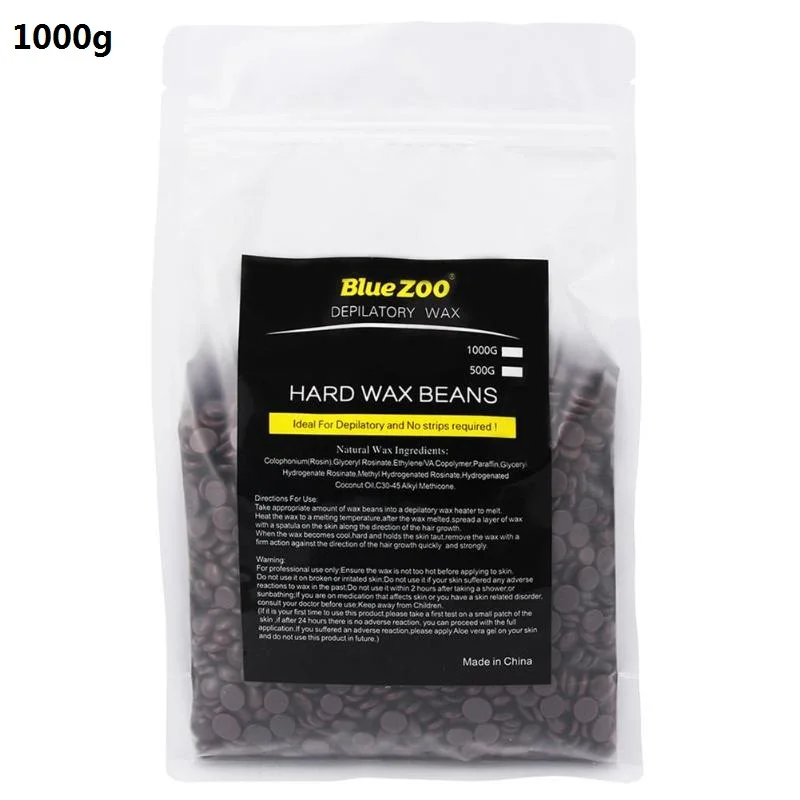 Hot Wax Depilatory Pearl Hard Wax Beans Brazilian Granules Hot Film Wax Bead Pellets No Strip Body Bikini Hair Removal Bean - Цвет: Chocolates