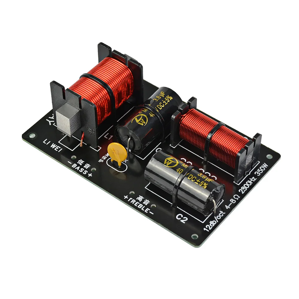 Placa de Áudio Divisor de Freqüência Unidade para 4-8ohm Aiyima Pces Maneiras Crossover Tweeter Baixo Alto-falante Faça Você Mesmo Filtro 2800 hz 2 350 w - Image 6
