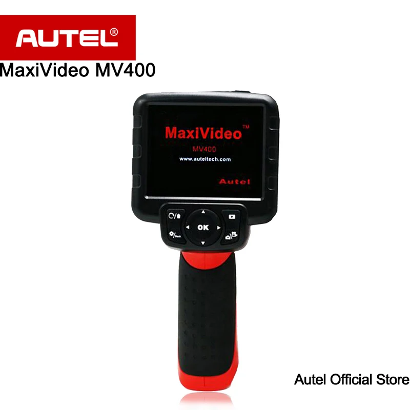Autel MaxiVideo MV400 5 5mm Digital Recording Rechargeable Borescope with 3 5 inch LCD Monitor
