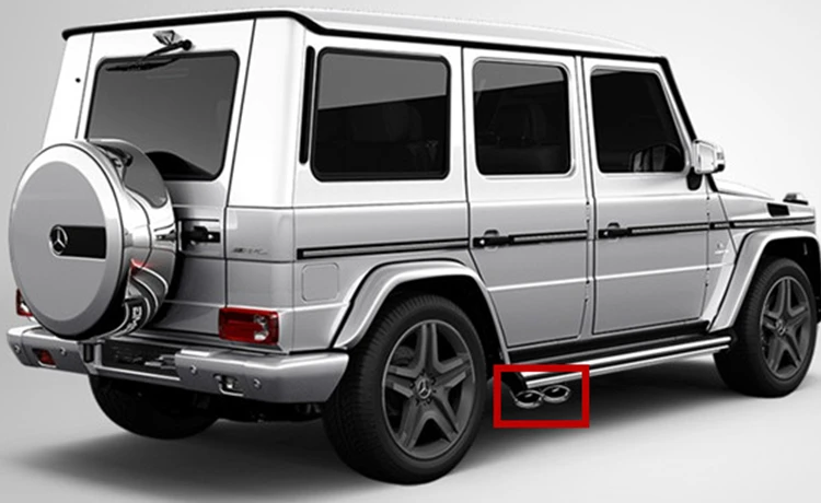 w463 g63 g65 exhaust tips 6