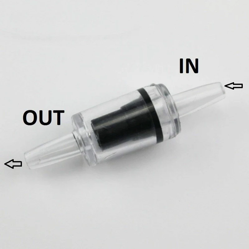 10 шт. обратный односторонний обратный клапан CO2 аквариумный аквариум воздушный насос сохранение увеличение содержания кислорода насос