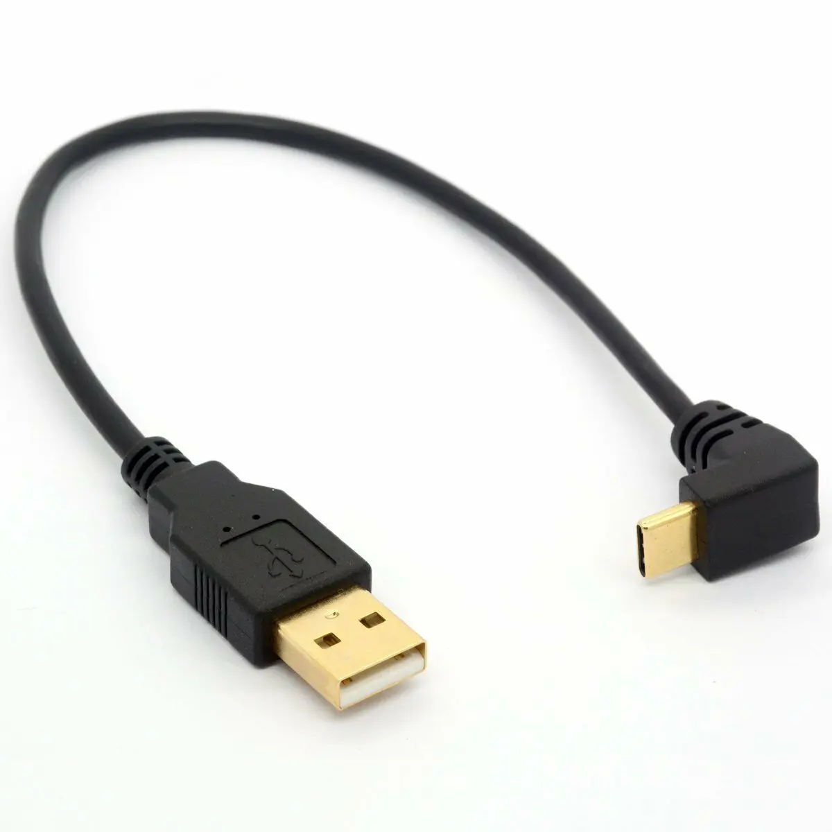 Позолоченные угол USB2.0(Тип) Мужчина к USB3.1(Тип-C) поднимающихся вверх& возрастом от 90 градусов угол usb-кабель для передачи данных(синхронизации) и зарядки& зарядный кабель Разъем - Цвет: Style 1