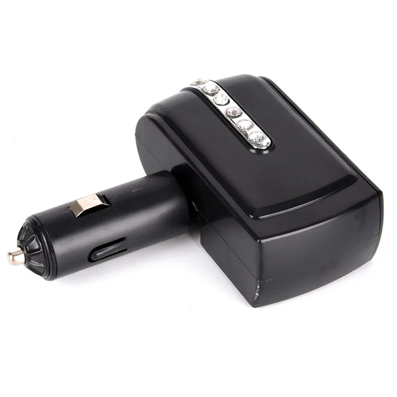Расширитель для автомобильного прикуривателя Разветвитель автомобильное зарядное устройство 2 USB зарядное устройство с двумя розетками