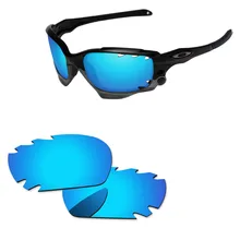 Поликарбонат-Ice Blue зеркальные Сменные линзы для Jawbone Солнцезащитные очки с отверстиями рамка UVA и UVB Защита