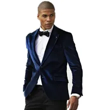 Новые мужские костюмы, заостренный лацкан мужской 2 шт бархат свадебный смокинг костюм для шафера