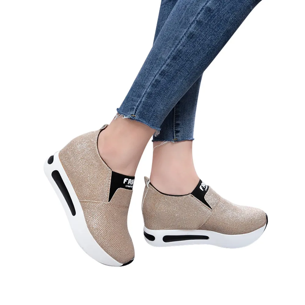 Женская обувь на плоской подошве; повседневная обувь на платформе без застежки; женская зимняя обувь на платформе; женская повседневная обувь из натуральной кожи; слипоны