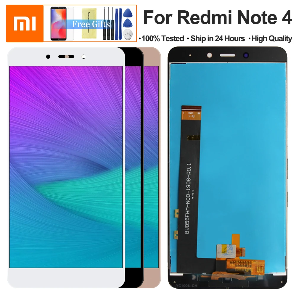 

5.5'' MTK Helio Version Redmi Note 4 LCD For XIAOMI Redmi Note 4 LCD Display Touch Screen Digitizer Replacement Part