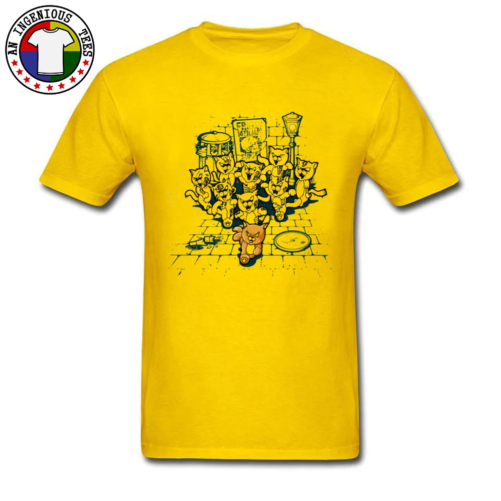 Crazy Casual Tees Short Sleeve for Men 100% Cotton Thanksgiving Day Crewneck T-Shirt Design Tee Shirt Slim Fit 1962 Chevy Impala stylized color 11036 yellow