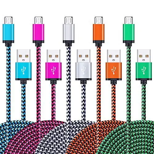 Micro USB кабель 2A Быстрая зарядка нейлон USB синхронизация данных мобильный телефон Android Кабель зарядного устройства для samsung sony htc LG huawei кабель