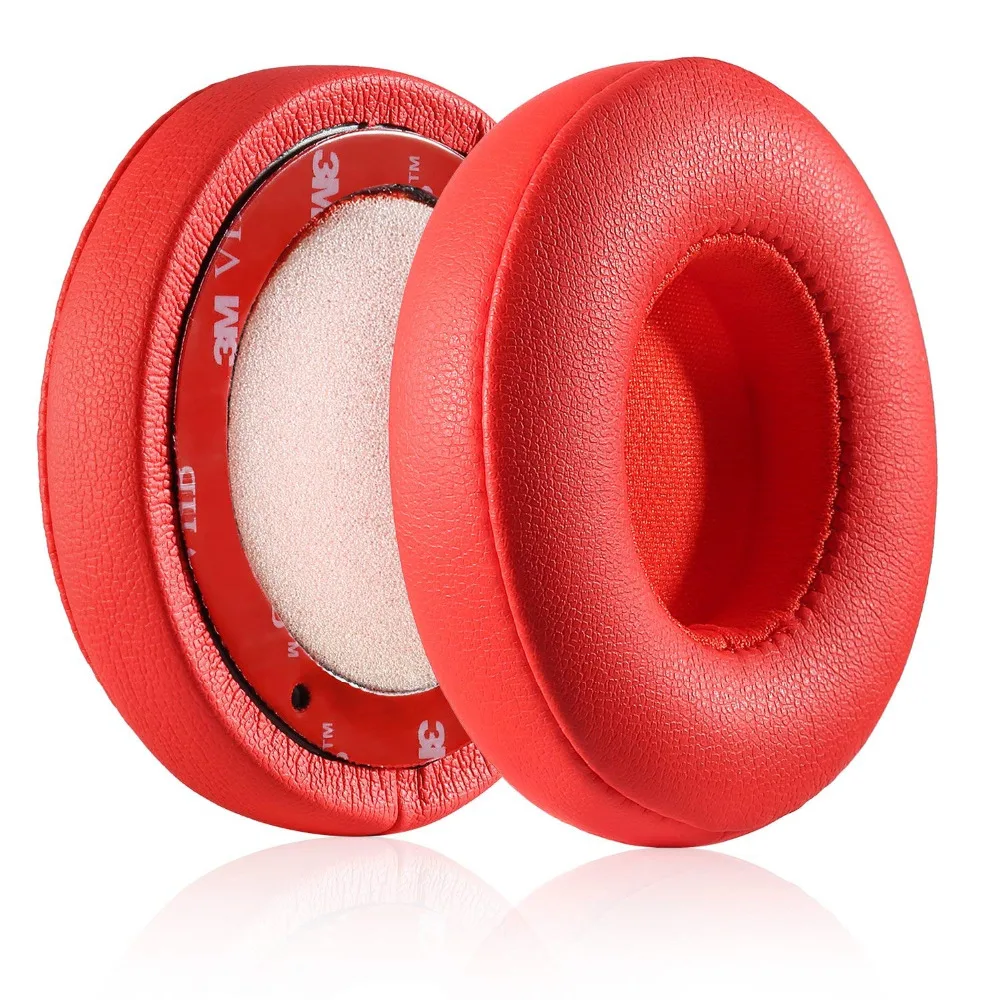 Replacement Earpads Memory Foam Ear Cushion Cover forBeats Solo 2 0 3 0 Wireless On Ear Headphones ONLY