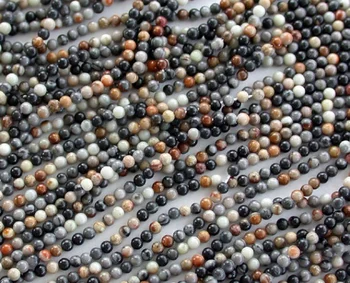 

2017 Promotion Direct Selling Round-brilliant-shape Picasso Stone Beads Semi Precious 2mm Round