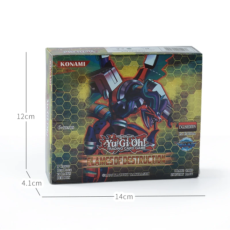 Yugioh 216 шт. набор с коробкой yu gi oh Аниме игровая коллекция карт детские игрушки для