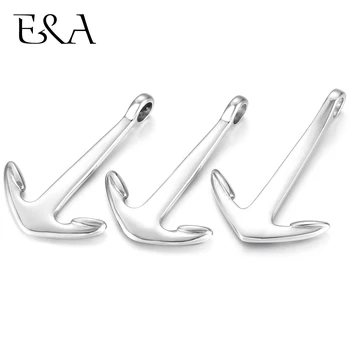 

Stainless Steel Anchor High Polished Hole 4mm Bracelet Hooks Clasp Jewelry Making Findings DIY Supplies Accessories Wholesale
