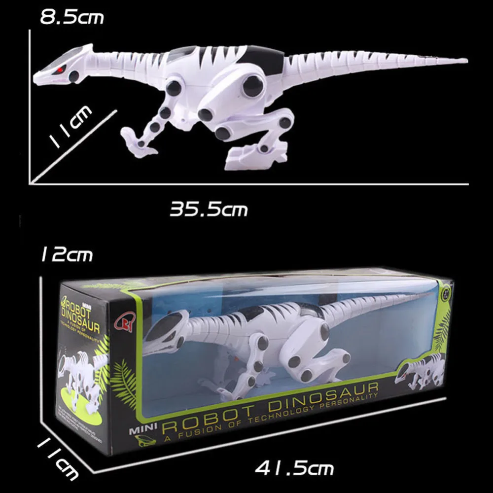 Электрический Динозавр для детей Ходьба робот ревущий интерактивный динозавр игрушка с музыкальным светом и звуковыми эффектами интеллектуальная игрушка