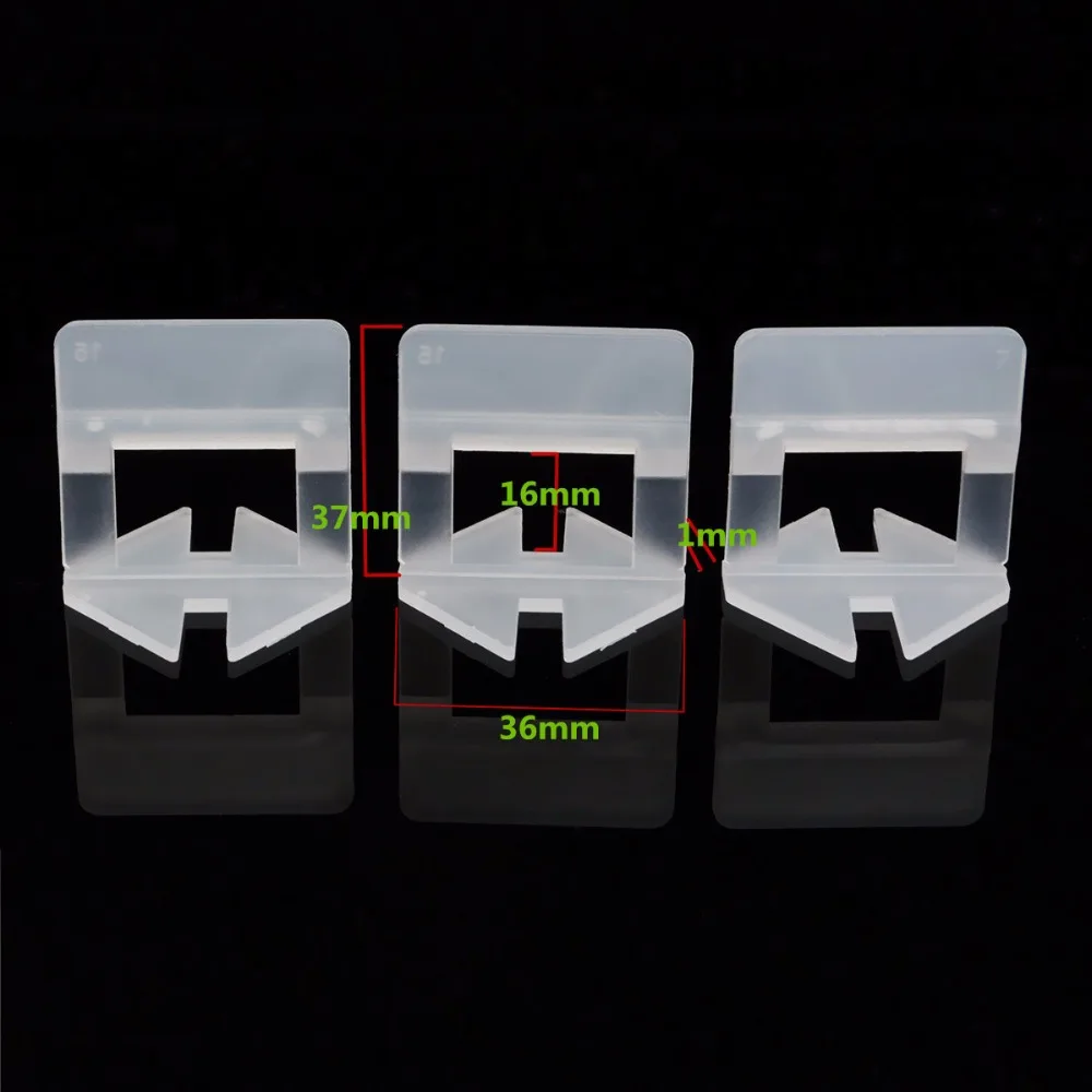 300 шт Пластиковые керамические плитки система выравнивания 200 зажимы+ 100 клинья плитки напольные инструменты клинья зажимы размер 2 мм