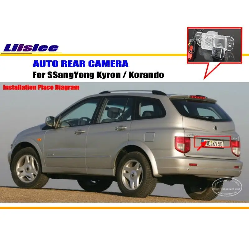 

Liislee For SSangYong Kyron / Korando - Rear View Camera / Back Up Park Camera / HD CCD RCA NTST PAL / License Plate Light CAM