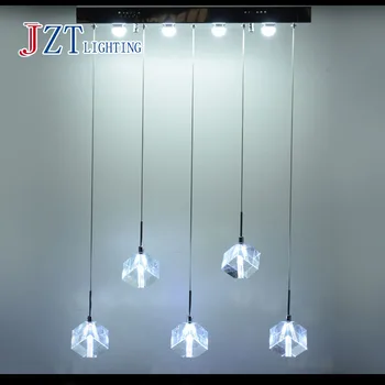 

Z Modern Crystal Chandelier Lighting G4 LED BULBS 20W Three / Five / Seven heads Bar Restaurant LED Ceiling Light With Crystals