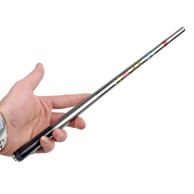 comprar LIDAFISH1.8M 5.4M Ultraleve De Fibra De Carbono Vara de Pesca Telescópica Portátil Mini Pólo Equipamento De Pesca Rio Fluxo de Viagem Haste Mar