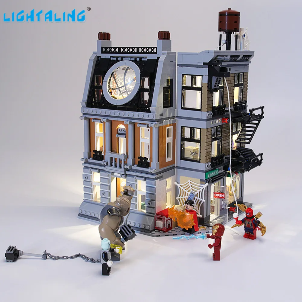 

Lightaling Led Light Kit For Super Heroes Series Sanctum Sanctorum Showdown Building Blocks With 76108 ( Lighting Set Only )