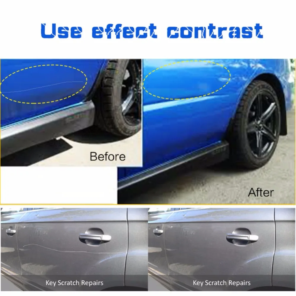 Чинить чистый автомобиль царапины лак с тканью для автомобиля свет краска царапины удаление потертости на поверхности ремонт скрывает на поверхности