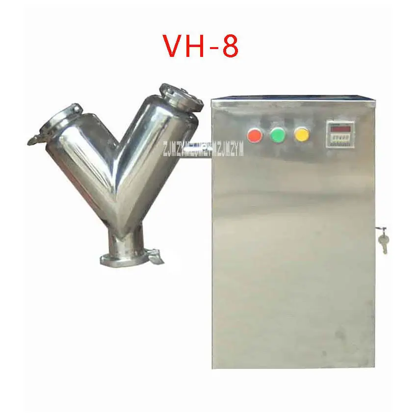 

Small Dry Powder Machine Raw Material Mixer Powder Mixing Experimental Mixer 304 Stainless Steel 220V 550W 24R/MIN VH-8
