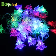2016 Christmas Holiday Lighting light garland LED string light 5 style 8 modes flash Snowflake Snowball Bell Christmas tree star